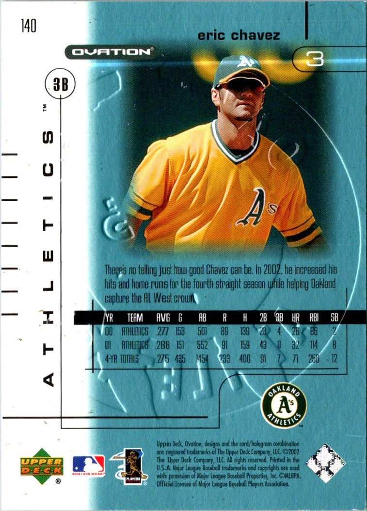 2002 Upper Deck Ovation Eric Chavez