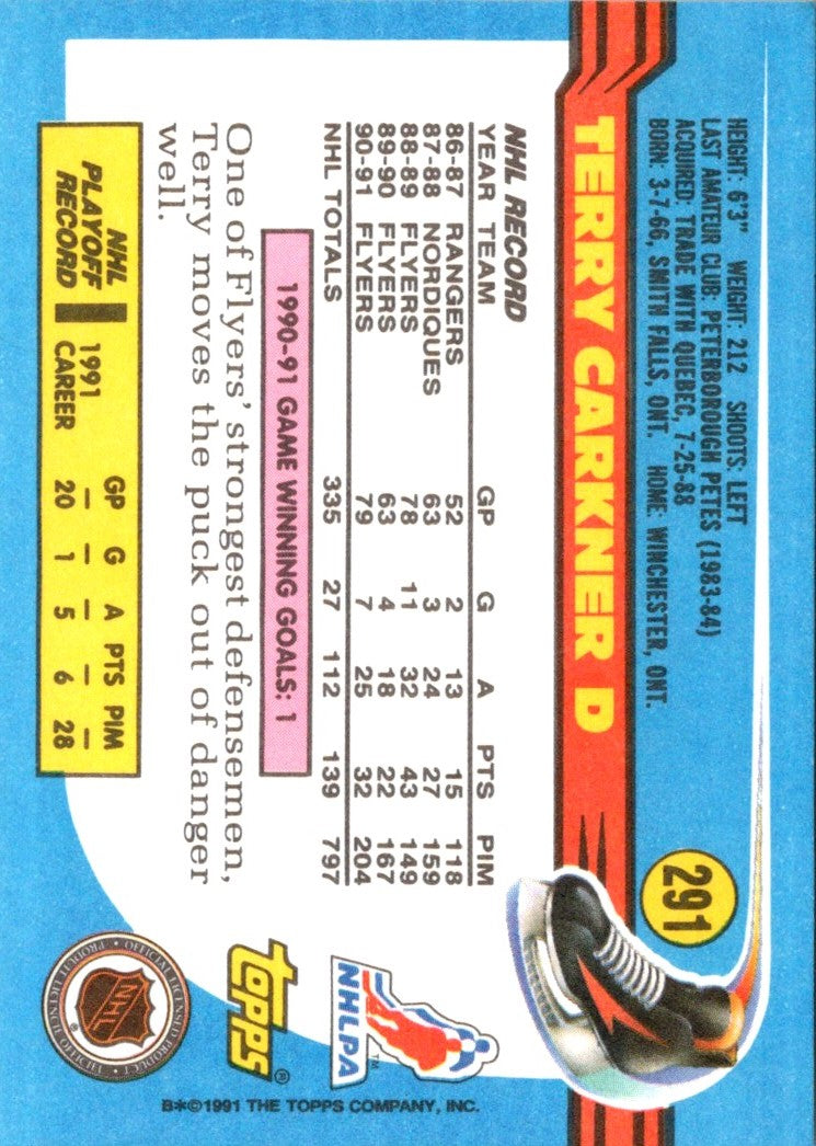 1991 Topps Terry Carkner