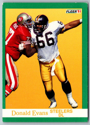 1991 Fleer Donald Evans #158