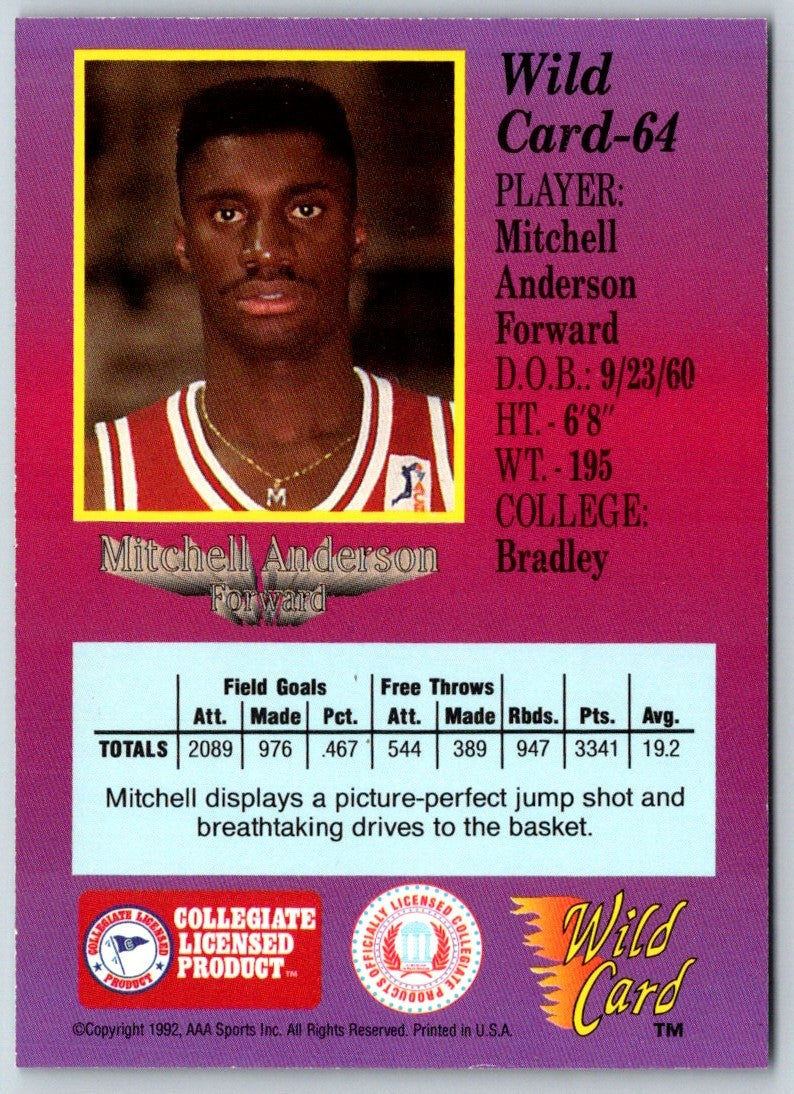 1991 Wild Card Mitchell Anderson