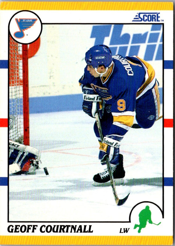 1990 Score Traded Geoff Courtnall #5T