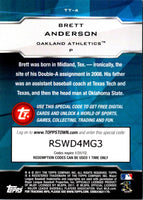 2011 Topps Town Brett Anderson #TT-4
