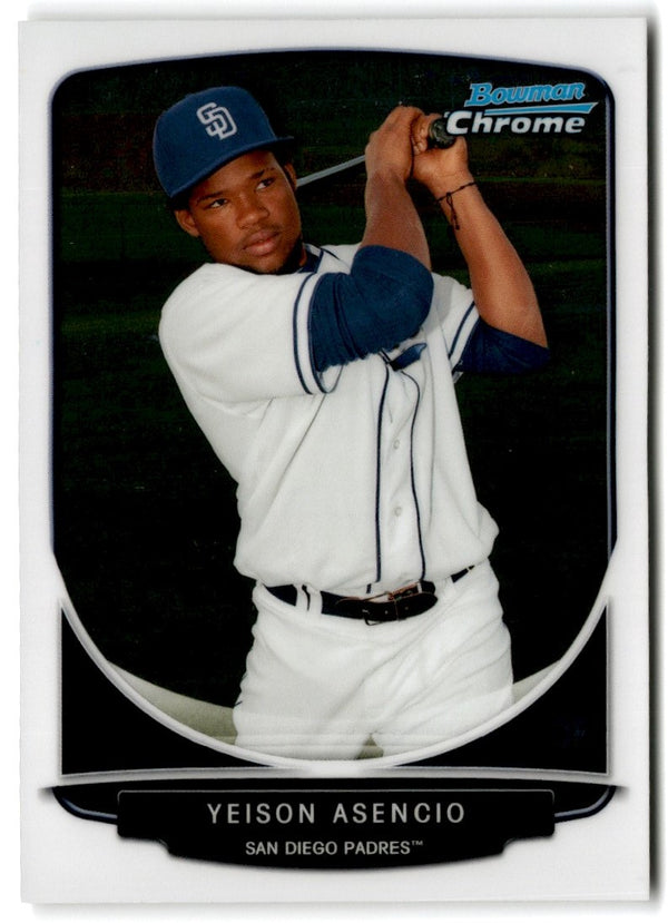 2013 Bowman Chrome Prospects Yeison Asencio #BCP189