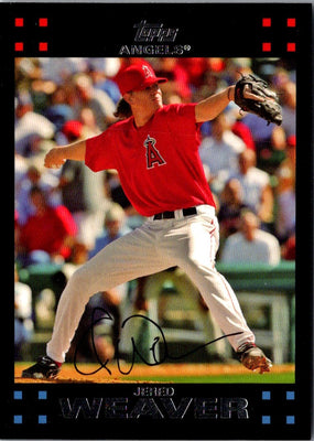 2007 Topps Jered Weaver #75