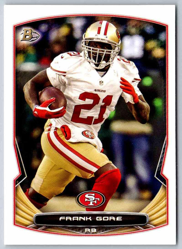 2014 Bowman Football Frank Gore #49