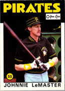 1986 O-Pee-Chee Johnnie LeMaster