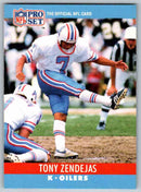 1990 Pro Set Tony Zendejas