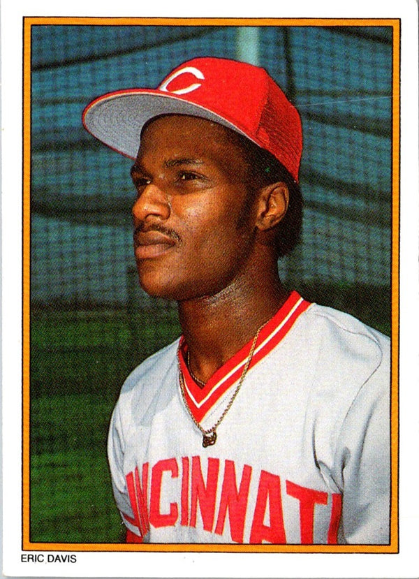 1987 Topps Glossy Send-Ins Eric Davis #44