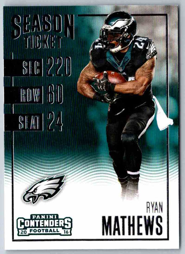 2016 Contenders Ryan Mathews #8