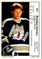 1990 7th Inning Sketch OHL Brandon Convery #381