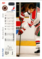 1991 Upper Deck French Kevin Todd #401A Rookie