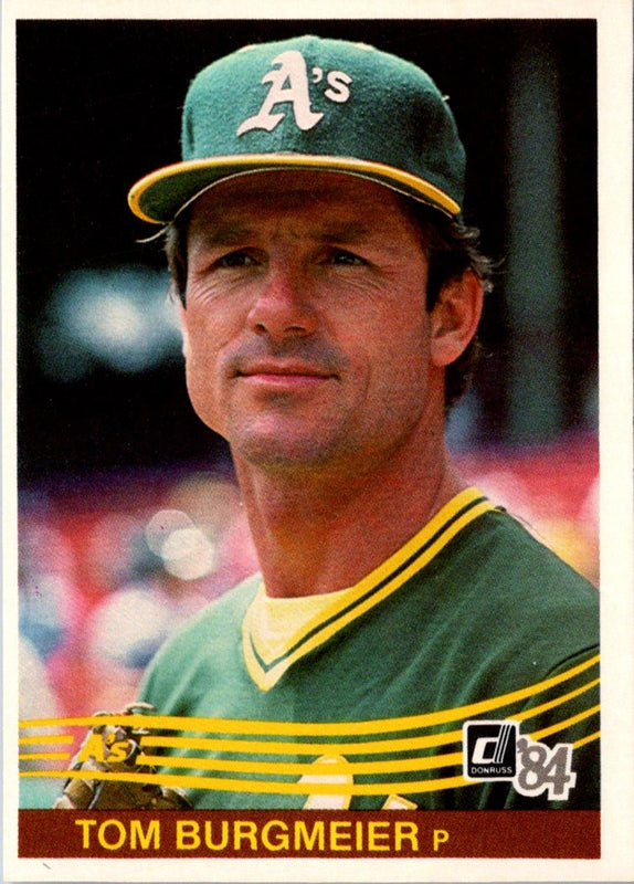 1984 Donruss Tom Burgmeier #522