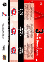 2009 Collector's Choice Player's Club Scott Gomez/Andrei Markov/Carey Price #216