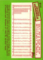 1985 Topps Traded George Hendrick #51T