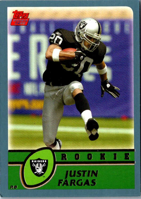 2003 Topps Justin Fargas #332 Rookie