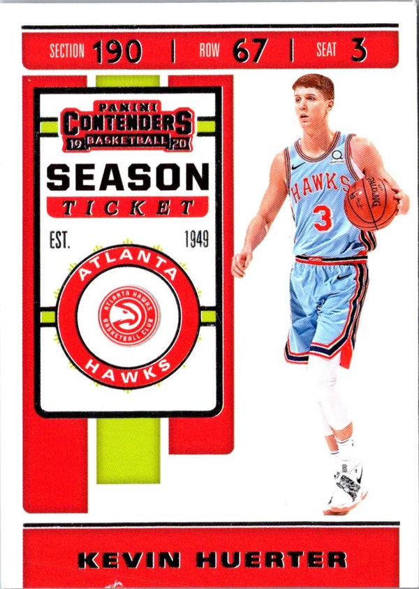 2019 Panini Contenders Kevin Huerter #58