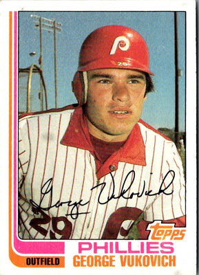 1982 Topps George Vukovich #389