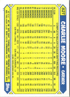 1987 Topps Traded Charlie Moore #82T