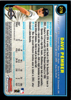 2003 Bowman Dave Pember #278 Rookie
