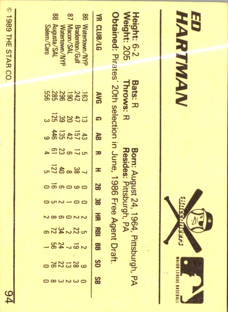 1989 Star Ed Hartman