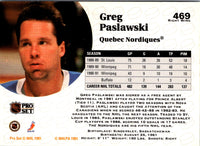 1991 Pro Set Greg Paslawski #469
