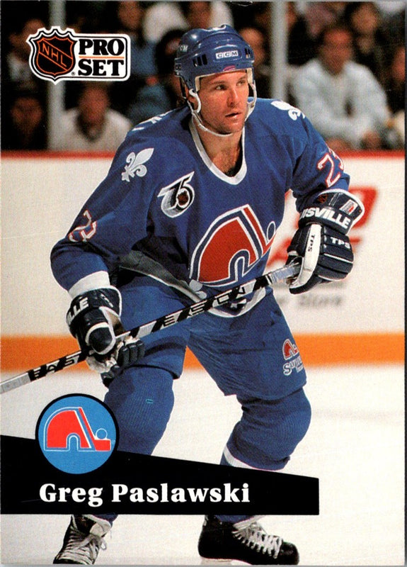 1991 Pro Set Greg Paslawski #469
