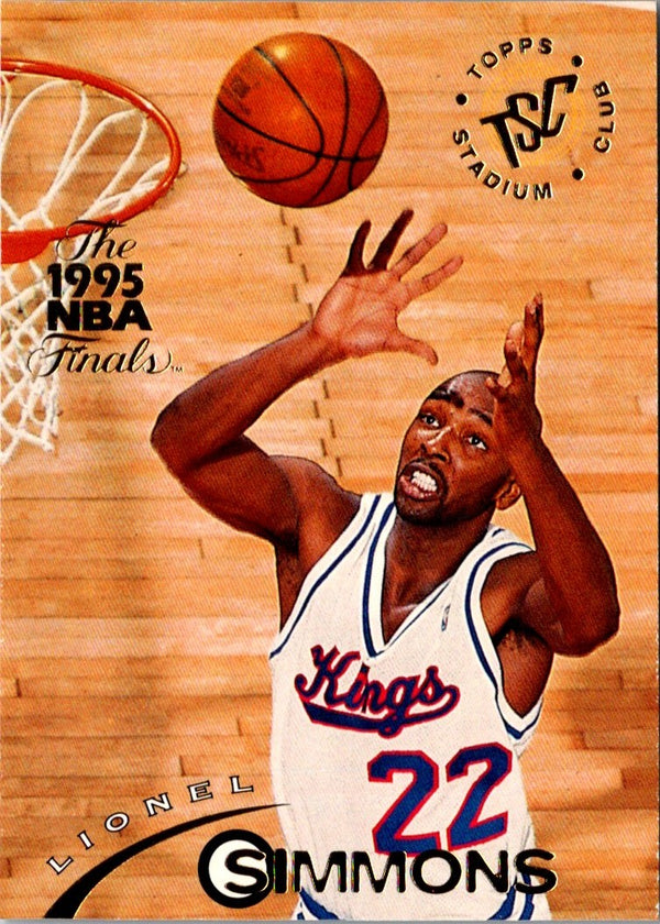 1994 Stadium Club Super Teams NBA Finals Lionel Simmons #37