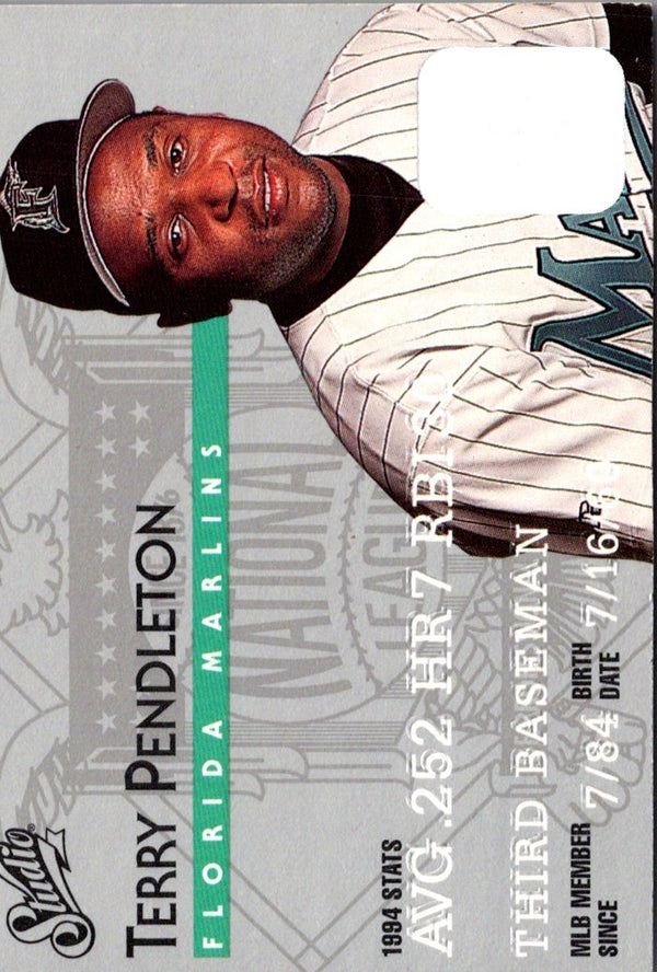 1995 Studio Terry Pendleton #125