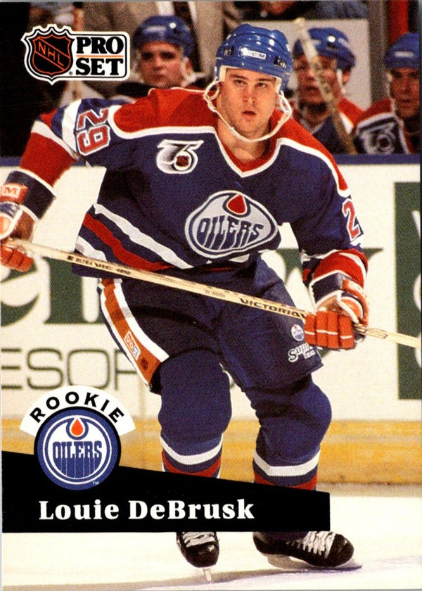 1991 Pro Set Louie DeBrusk #535 Rookie