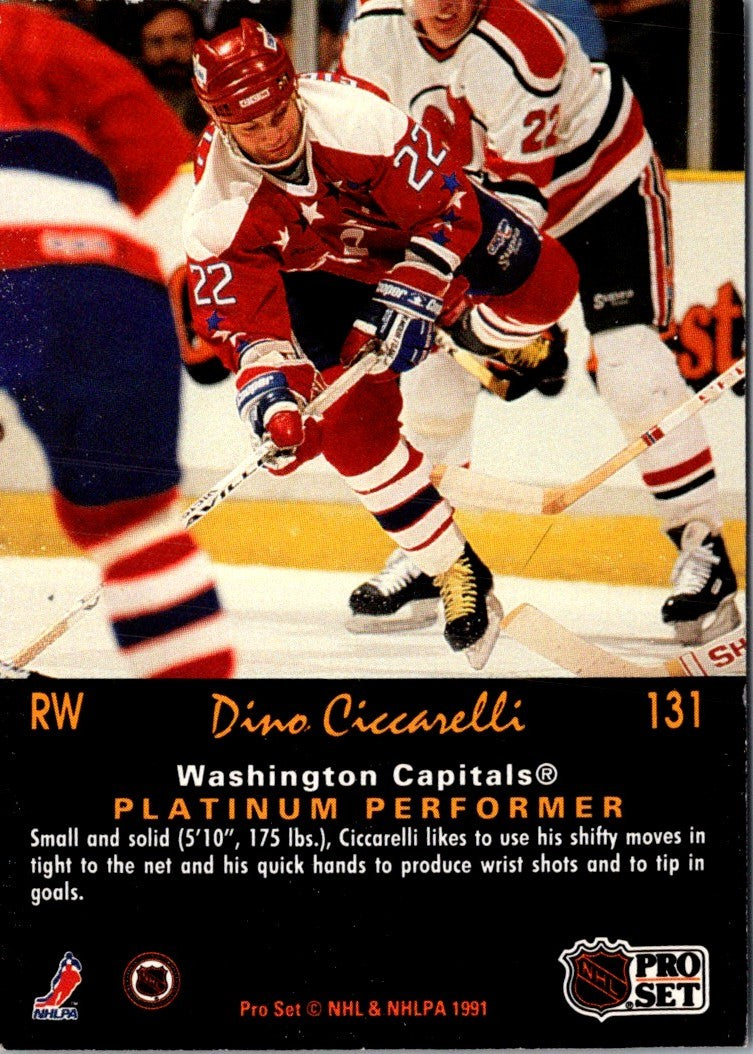 1991 Pro Set Platinum Dino Ciccarelli