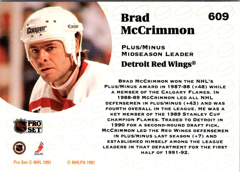 1991 Pro Set French Brad McCrimmon