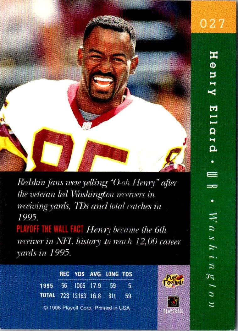 1996 Playoff Absolute Henry Ellard