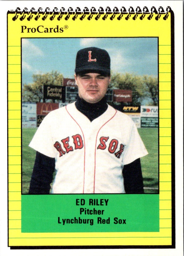 1991 ProCards Ed Riley #1196