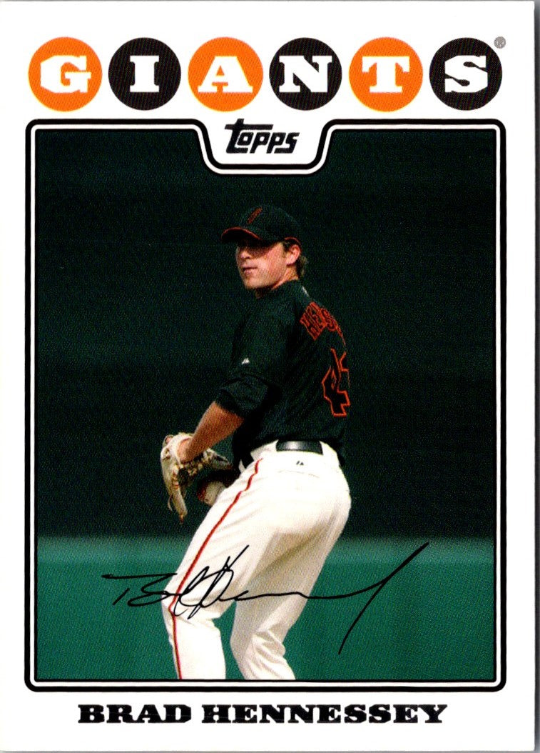 2008 Topps Brad Hennessey