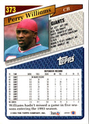 1993 Topps Perry Williams