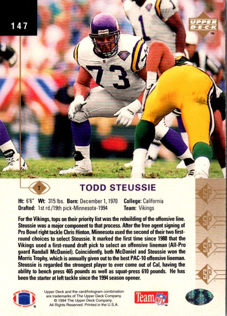 1994 SP Todd Steussie