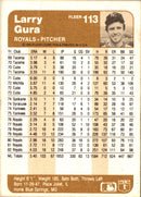 1983 Fleer Larry Gura