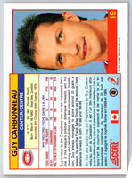 1991 Score Guy Carbonneau #19