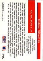 1992 Pro Set Thurman Thomas #396