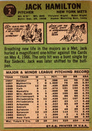 1967 Topps Jack Hamilton