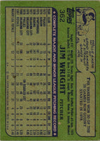 1982 Topps Jim Wright #362