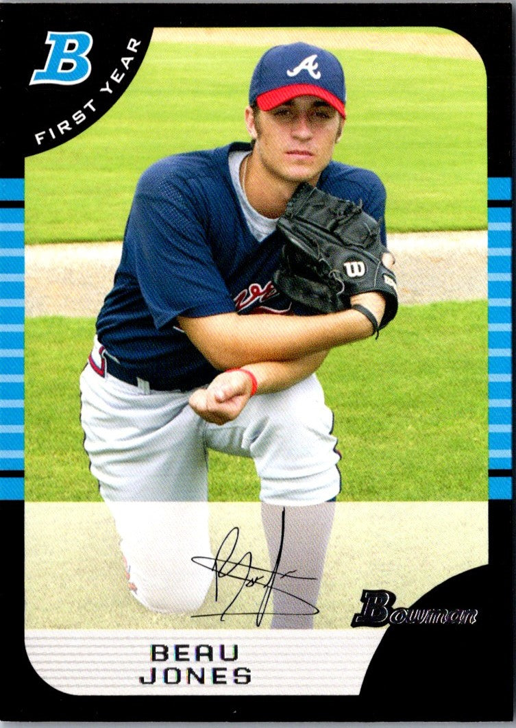 2005 Bowman Chrome Draft Picks & Prospects Beau Jones