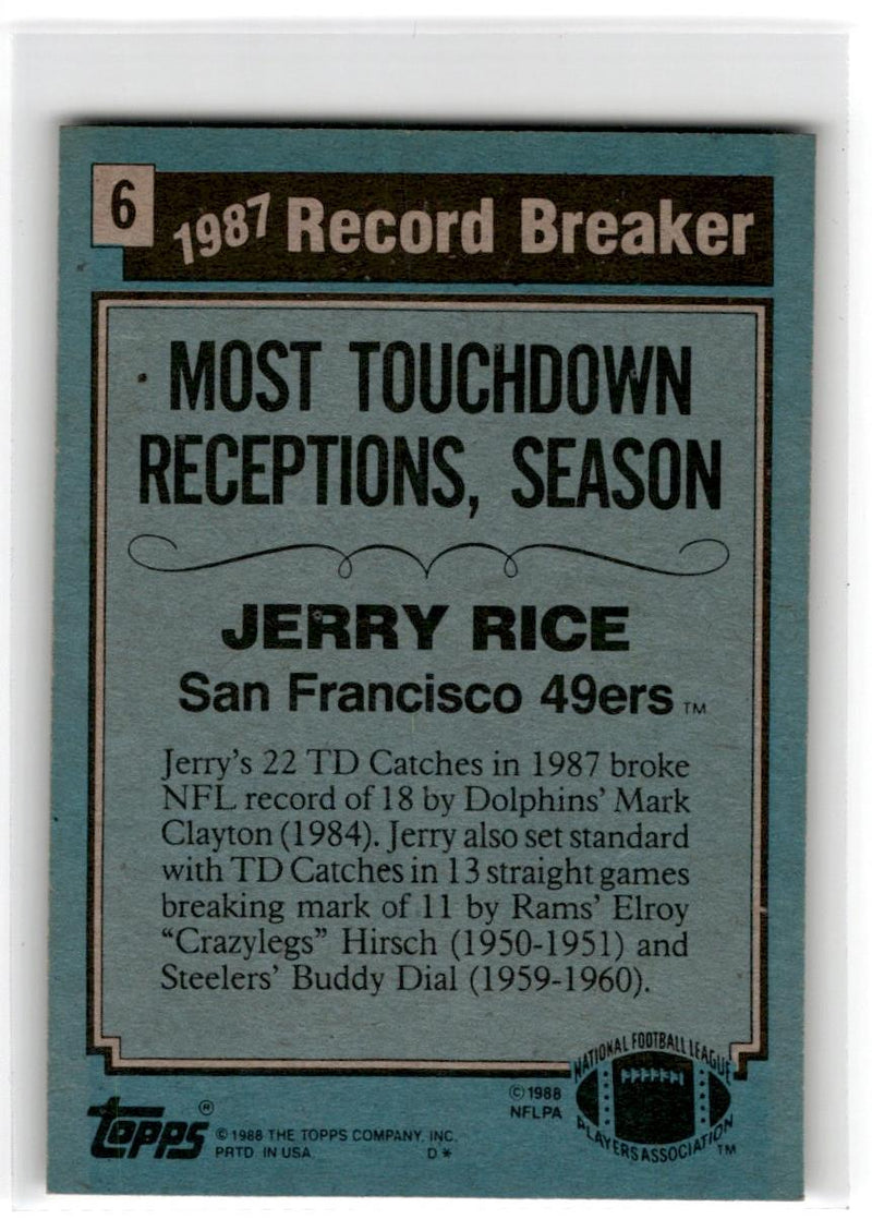 1991 Ultra Performances Jerry Rice