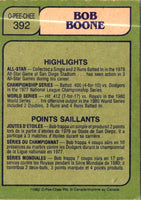 1982 O-Pee-Chee Bob Boone #392