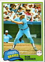 1981 Topps Bob Horner #355