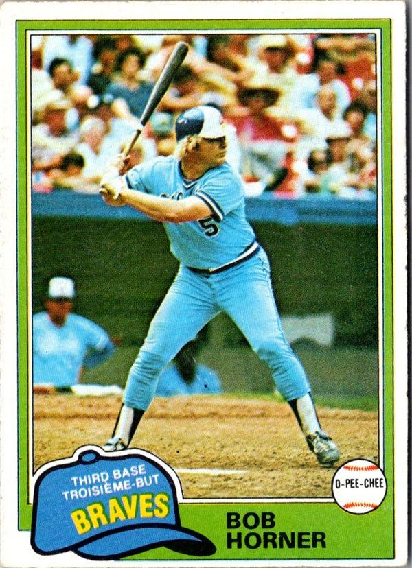 1981 Topps Bob Horner #355