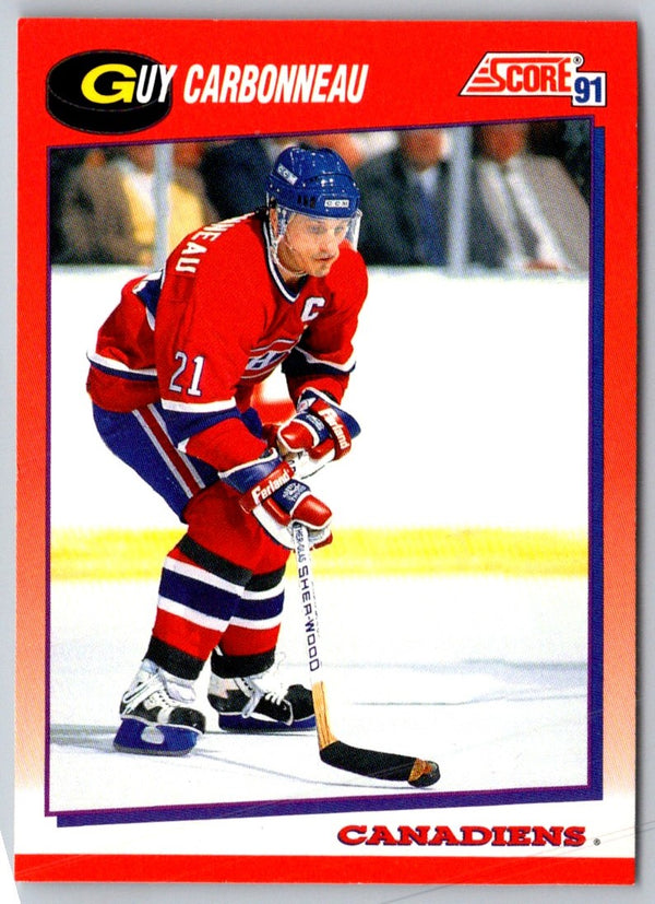 1991 Score Guy Carbonneau #19