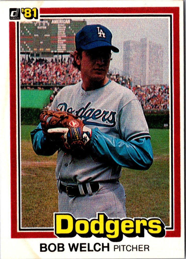 1981 Donruss Bob Welch