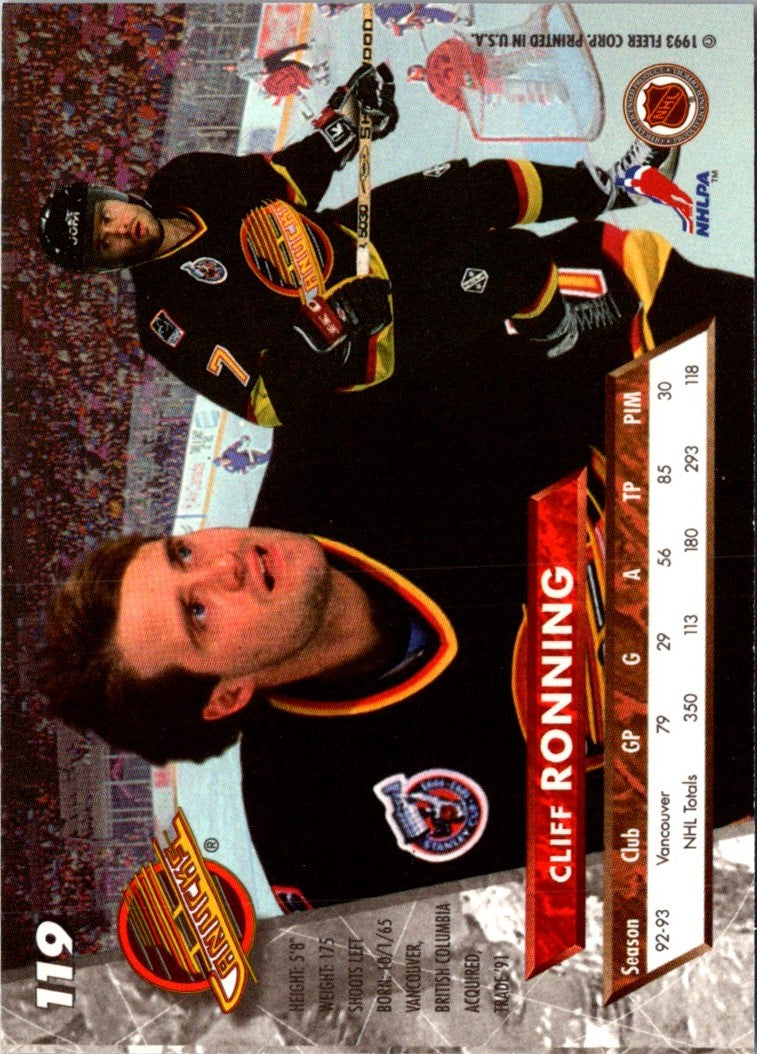 1993 Ultra Cliff Ronning