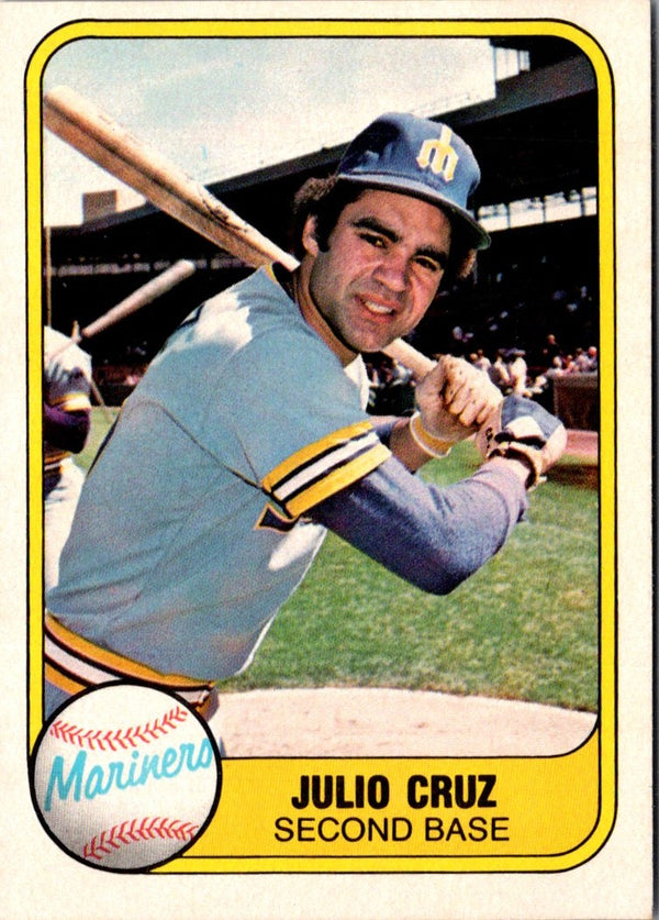 1981 Fleer Julio Cruz #601